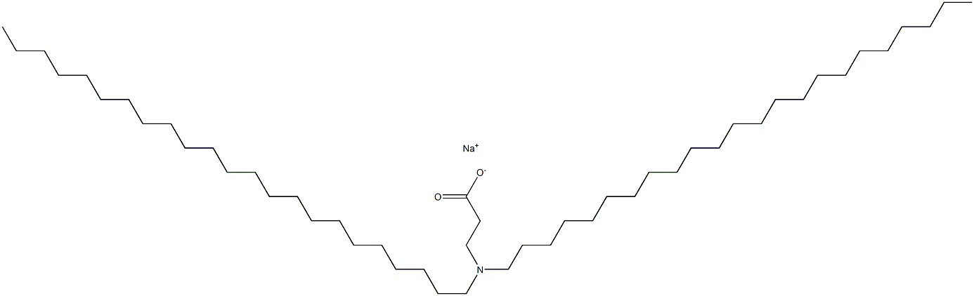 3-(Ditricosylamino)propanoic acid sodium salt 结构式