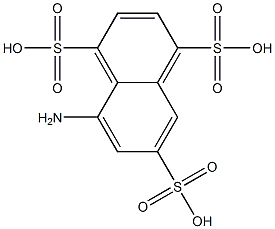 5-Amino-1,4,7-naphthalenetrisulfonic acid 结构式