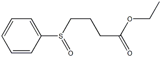 4-Phenylsulfinylbutyric acid ethyl ester 结构式