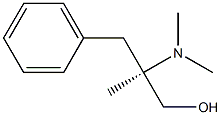 [R,(-)]-2-(Dimethylamino)-2-methyl-3-phenyl-1-propanol 结构式