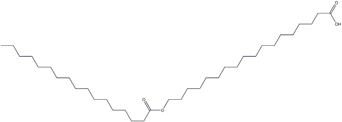 18-Heptadecanoyloxyoctadecanoic acid 结构式