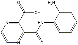 3-(2-Aminophenylcarbamoyl)pyrazine-2-carboxylic acid 结构式