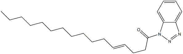 1-(4-Hexadecenoyl)-1H-benzotriazole 结构式