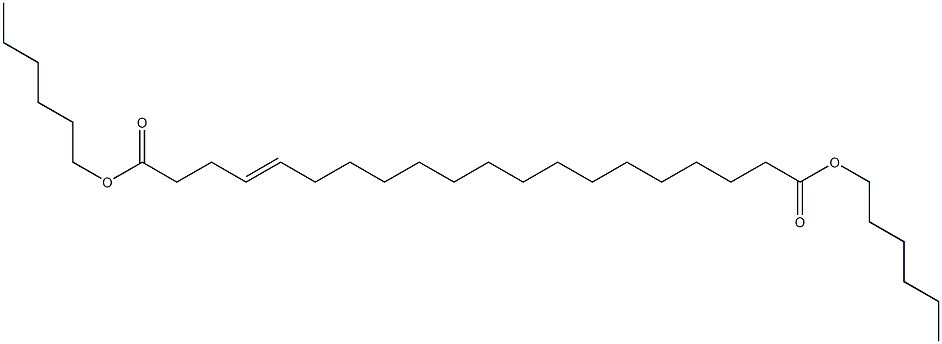 4-Icosenedioic acid dihexyl ester 结构式