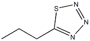 5-Propyl-1,2,3,4-thiatriazole 结构式