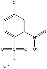 4-Chloro-2-nitrobenzenesulfonic acid sodium salt 结构式