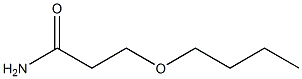 3-Butoxypropionamide 结构式