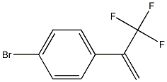 2-(4-Bromophenyl)-3,3,3-trifluoro-1-propene 结构式
