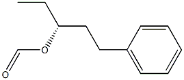 (+)-Formic acid (R)-1-phenylpentane-3-yl ester 结构式