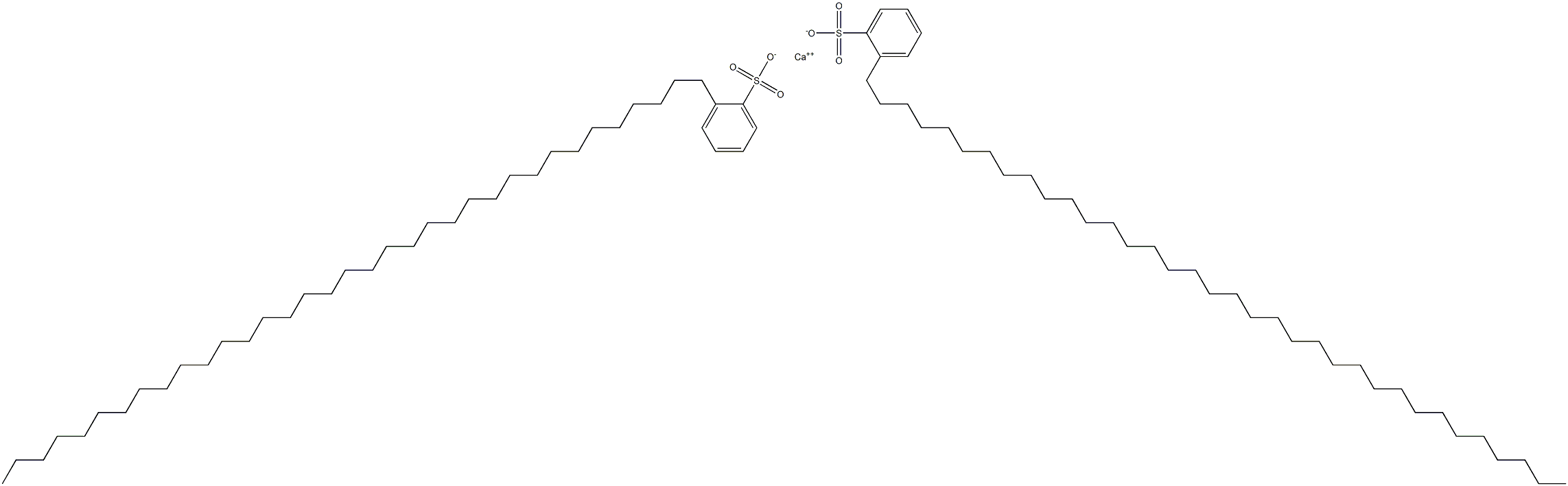 Bis[2-(pentatriacontan-1-yl)benzenesulfonic acid]calcium salt 结构式