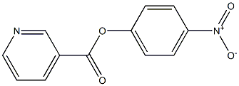 3-Pyridinecarboxylic acid 4-nitrophenyl ester 结构式