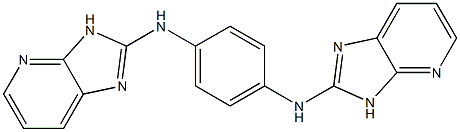 2,2'-[1,4-Phenylenebis(imino)]bis(3H-imidazo[4,5-b]pyridine) 结构式