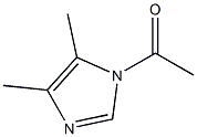 1-Acetyl-4,5-dimethyl-1H-imidazole 结构式