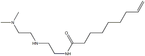 N-[2-[2-(Dimethylamino)ethylamino]ethyl]-8-nonenamide 结构式