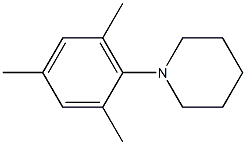 2,4,6-Trimethyl-1-piperidinobenzene 结构式