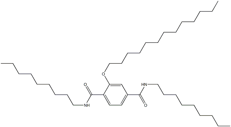 2-(Tridecyloxy)-N,N'-dinonylterephthalamide 结构式