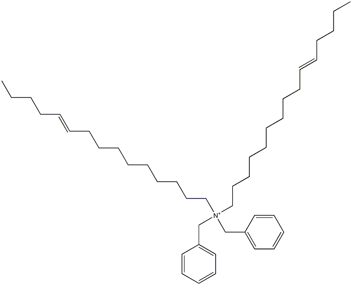 Di(10-pentadecenyl)dibenzylaminium 结构式