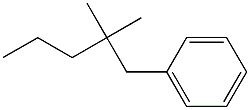 2,2-Dimethylpentylbenzene 结构式