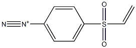 p-(Vinylsulfonyl)benzenediazonium 结构式