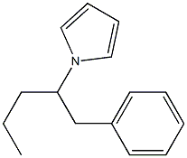 1-Phenyl-2-(1H-pyrrol-1-yl)pentane 结构式