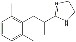 2-[1-(2,6-Dimethylphenylmethyl)ethyl]-2-imidazoline 结构式