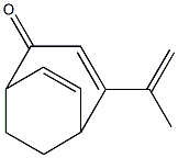 4-Isopropenylbicyclo[3.2.2]nona-3,6-dien-2-one 结构式