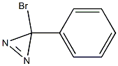 3-Phenyl-3-bromo-3H-diazirine 结构式