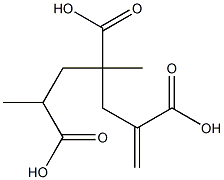 1-Hexene-2,4,6-tricarboxylic acid 4,6-dimethyl ester 结构式