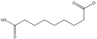 Nonanedioic acidanion 结构式