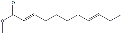 2,8-Undecadienoic acid methyl ester 结构式