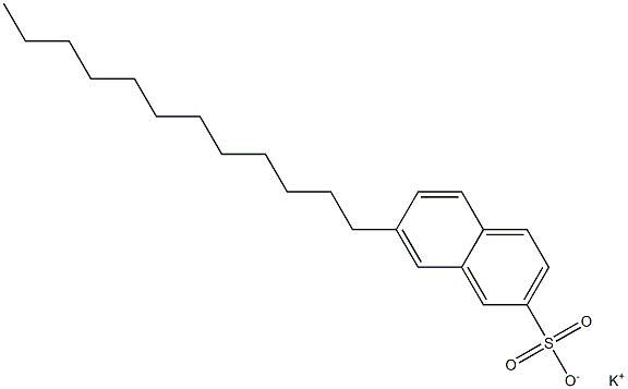 7-Dodecyl-2-naphthalenesulfonic acid potassium salt 结构式