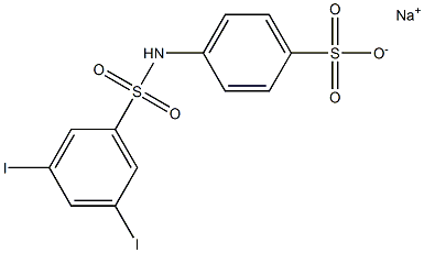 N-(3,5-Diiodophenylsulfonyl)sulfanilic acid sodium salt 结构式
