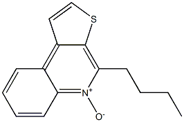 4-Butylthieno[2,3-c]quinoline 5-oxide 结构式
