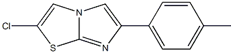 2-Chloro-6-(4-methylphenyl)imidazo[2,1-b]thiazole 结构式