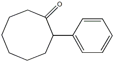 2-Phenylcyclooctanone 结构式