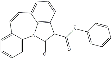 1,2-Dihydro-1-oxo-N-phenylindolo[1,7-ab][1]benzazepine-2-carboxamide 结构式