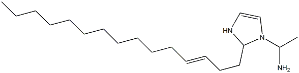 1-(1-Aminoethyl)-2-(3-pentadecenyl)-4-imidazoline 结构式