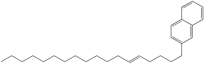 2-(5-Octadecenyl)naphthalene 结构式