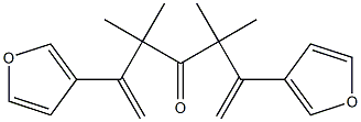 3-Furyl(1,1-dimethyl-2-propenyl) ketone 结构式