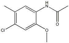 4'-Chloro-2'-methoxy-5'-methylacetanilide 结构式