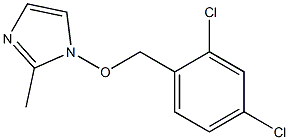 2-Methyl-1-(2,4-dichlorobenzyloxy)-1H-imidazole 结构式
