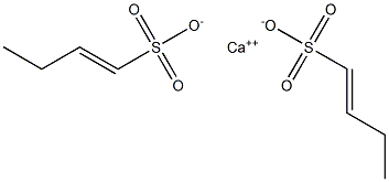 Bis(1-butene-1-sulfonic acid)calcium salt 结构式