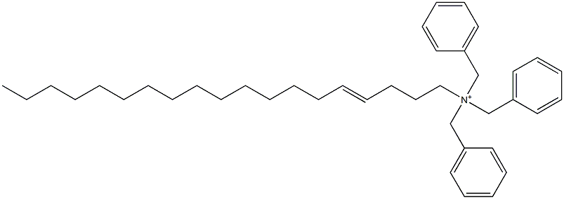 (4-Nonadecenyl)tribenzylaminium 结构式