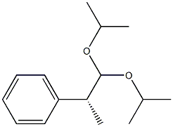 (2R)-1,1-Diisopropoxy-2-phenylpropane 结构式