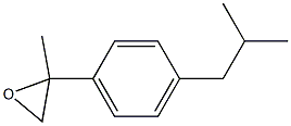 2-(p-Isobutylphenyl)-2-methyloxirane 结构式