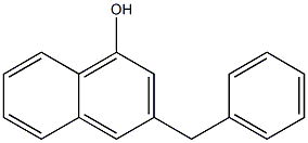 3-Benzyl-1-naphthol 结构式
