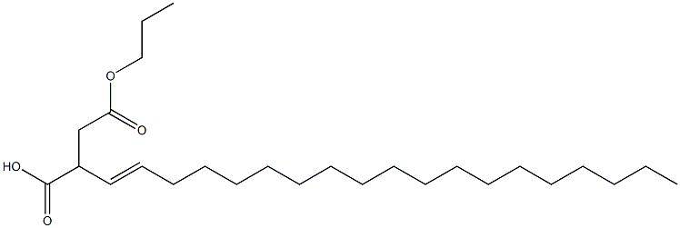 2-(1-Nonadecenyl)succinic acid 1-hydrogen 4-propyl ester 结构式