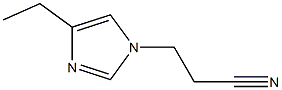 1-(2-Cyanoethyl)-4-ethyl-1H-imidazole 结构式