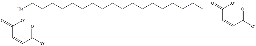 Bis(maleic acid 1-octadecyl)barium salt 结构式