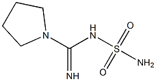 N-Sulfamoyl[amino(pyrrolidin-1-yl)methan]imine 结构式